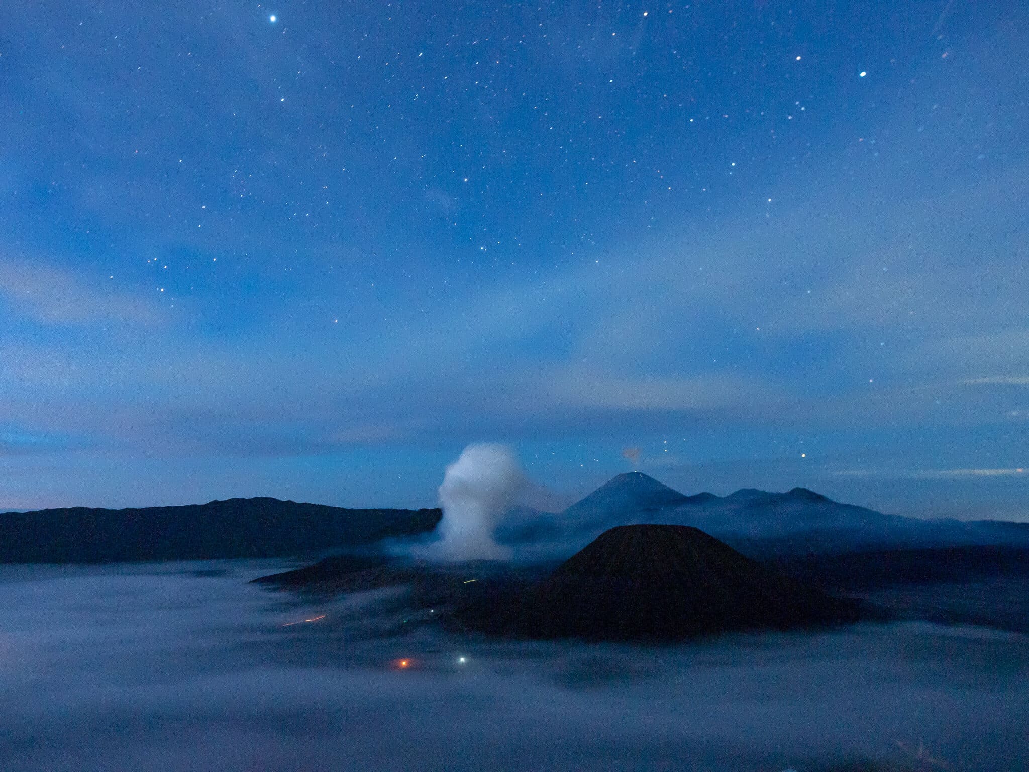 インドネシアブロモ山