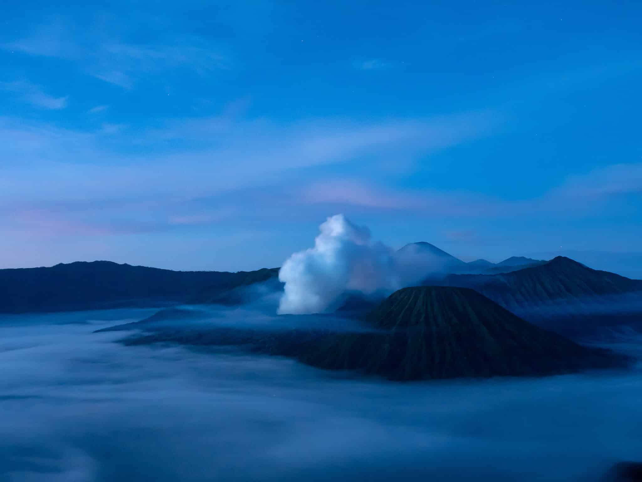 インドネシアブロモ山