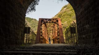 武庫川渓谷のトンネル