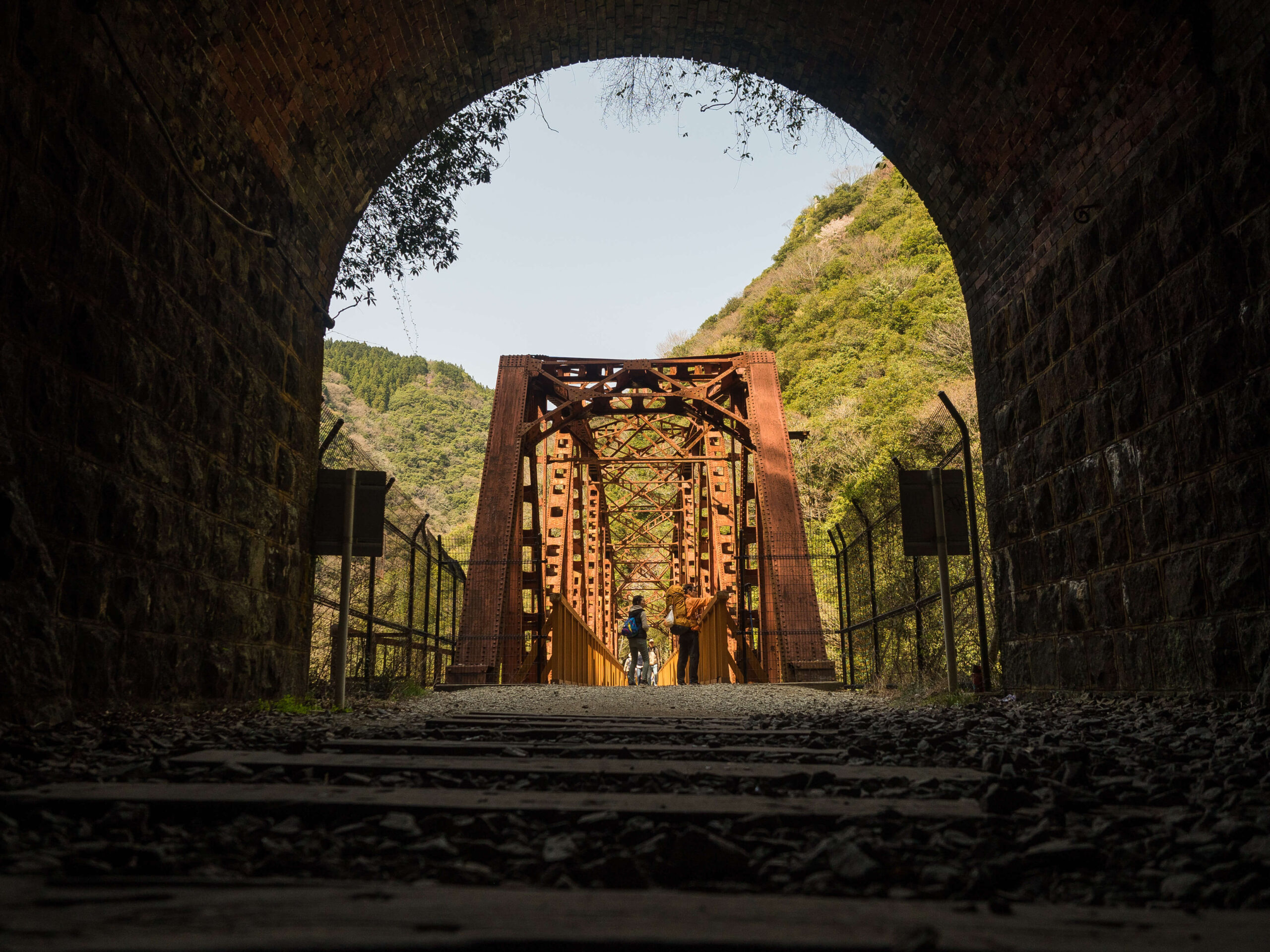 武庫川渓谷のトンネル
