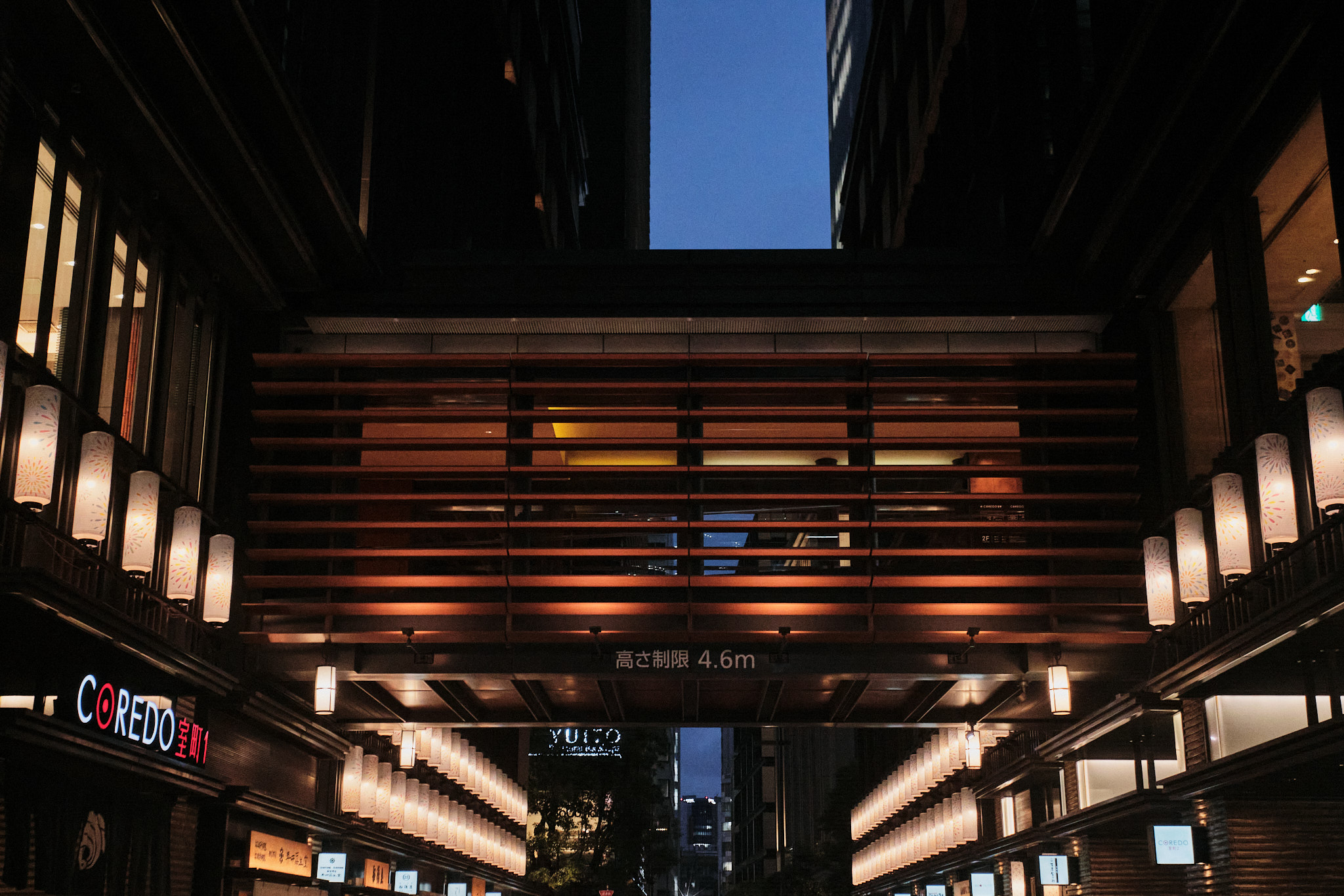 夕方から夜のコレド室町