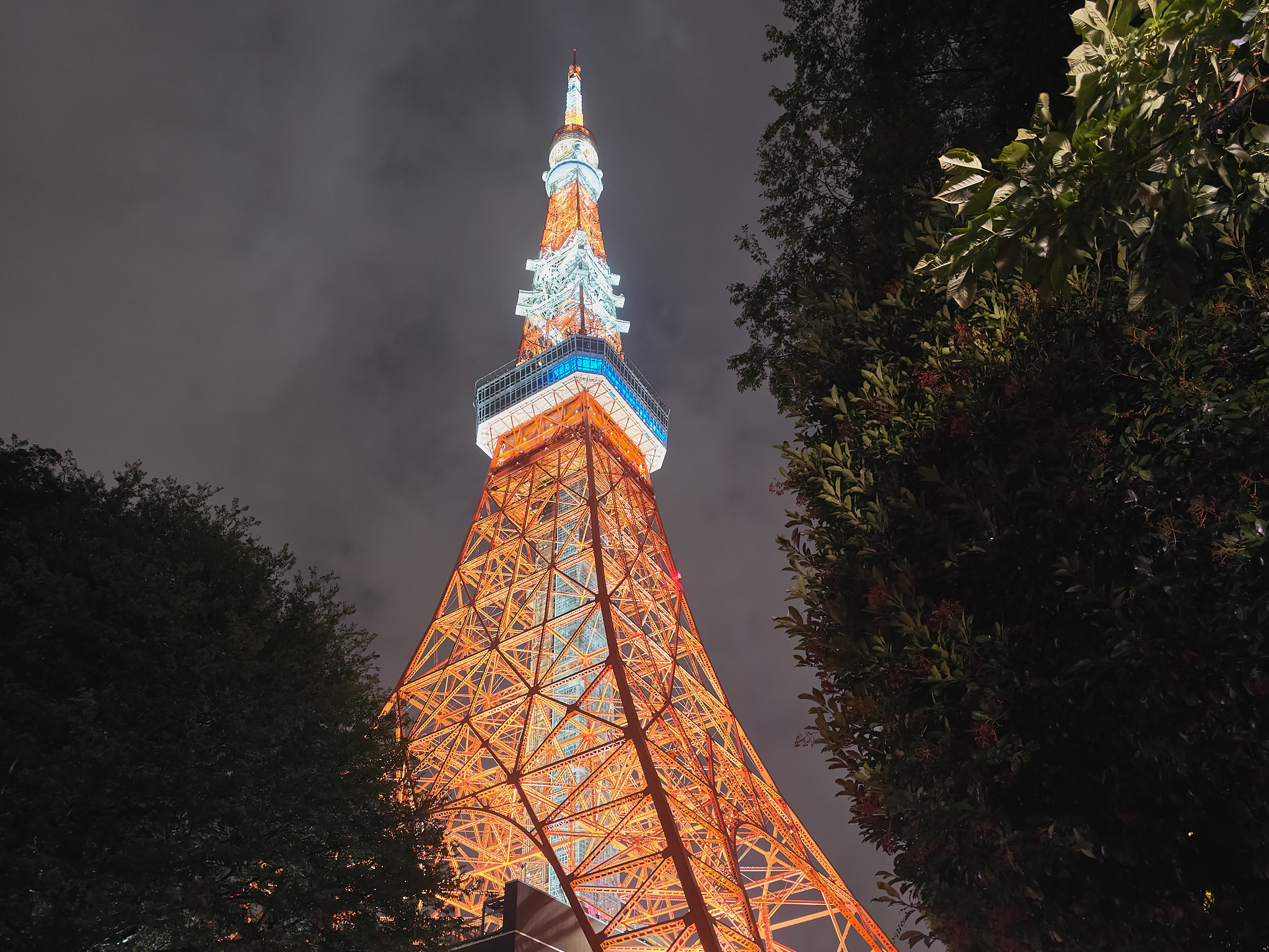 夜の東京タワー